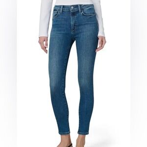 Joe's Jeans Medium Blue High-Rise Skinny Jeans